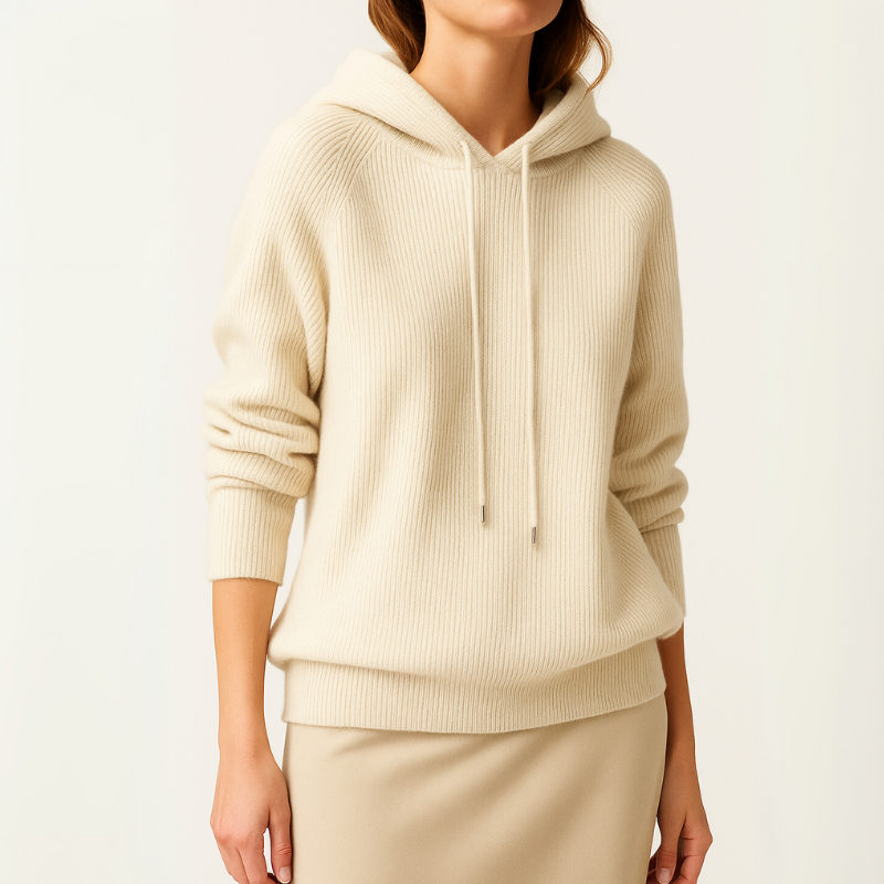 Women's Sweatshirt Hoodie Style with Adjustable Strings