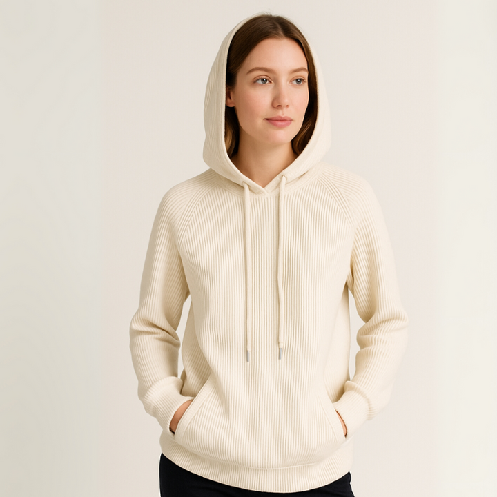 Women's Sweatshirt Hoodie Style with Adjustable Strings
