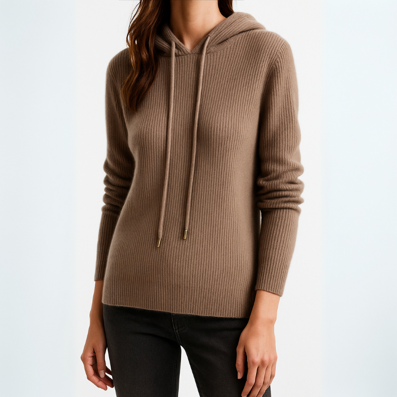Women's Sweatshirt Hoodie Style with Adjustable Strings