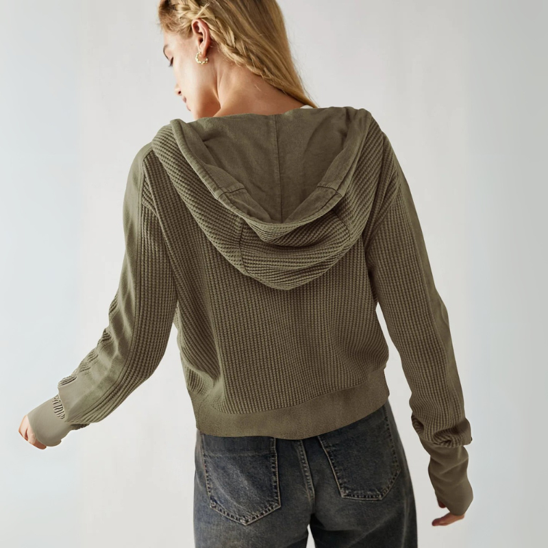 Women's Sweatshirt Oversized Cropped Hoodie Style