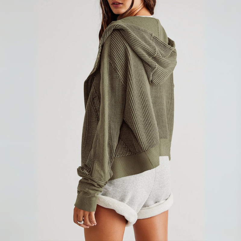 Women's Sweatshirt Oversized Cropped Hoodie Style