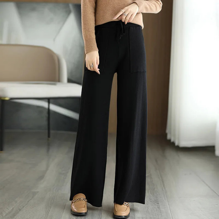 Women's Tailored Office Pants with Big Front Pockets
