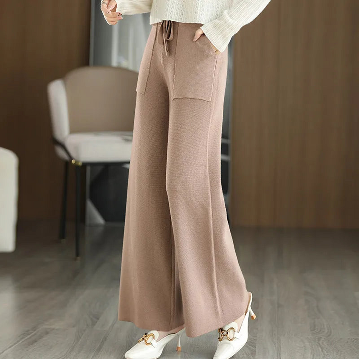 Women's Tailored Office Pants with Big Front Pockets