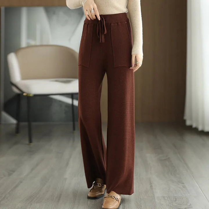 Women's Tailored Office Pants with Big Front Pockets