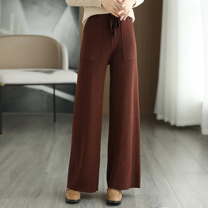 Women's Tailored Office Pants with Big Front Pockets