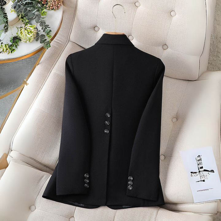 Women's Tailored Single-Breasted Blazer for Office and Formal Wear