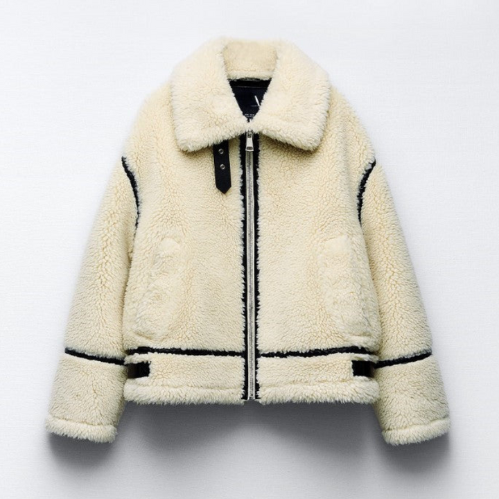 Women's Teddy Jacket – Faux Fur Winter Coat, Stylish Outerwear