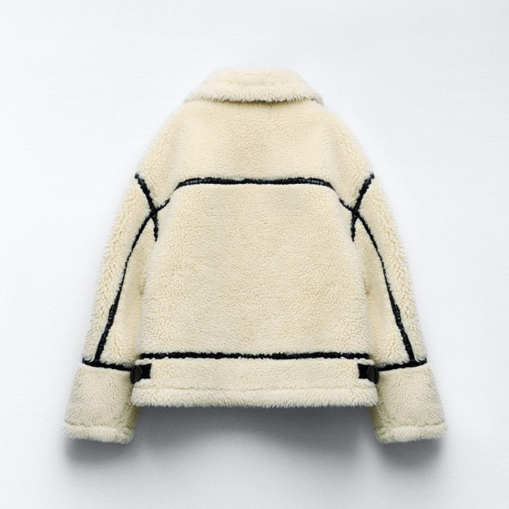 Women's Teddy Jacket – Faux Fur Winter Coat, Stylish Outerwear
