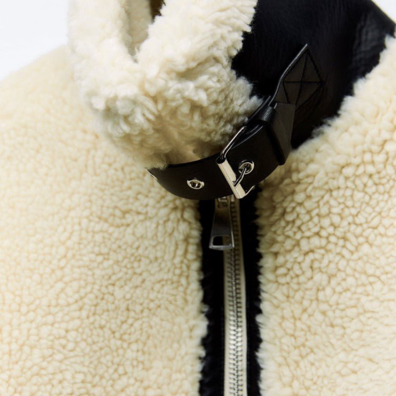 Women's Teddy Jacket – Faux Fur Winter Coat, Stylish Outerwear