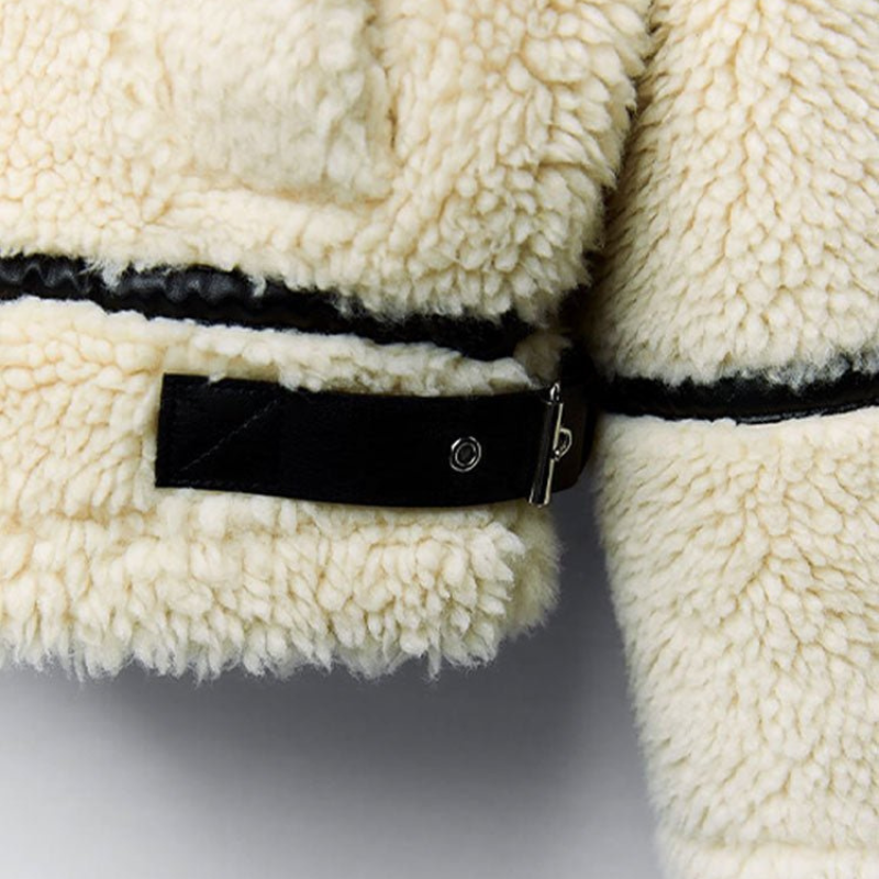 Women's Teddy Jacket – Faux Fur Winter Coat, Stylish Outerwear