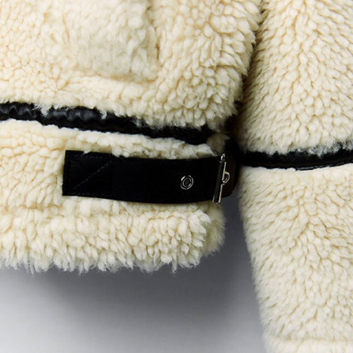 Women's Teddy Jacket – Faux Fur Winter Coat, Stylish Outerwear