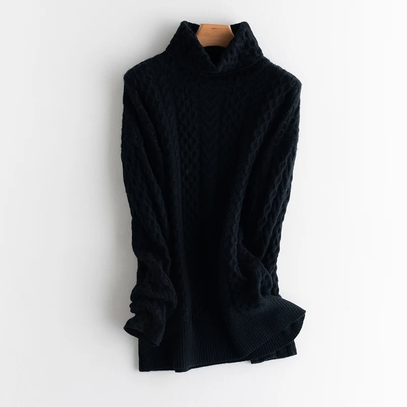 Women's Turtleneck Minimalist Sweater for All Occasions