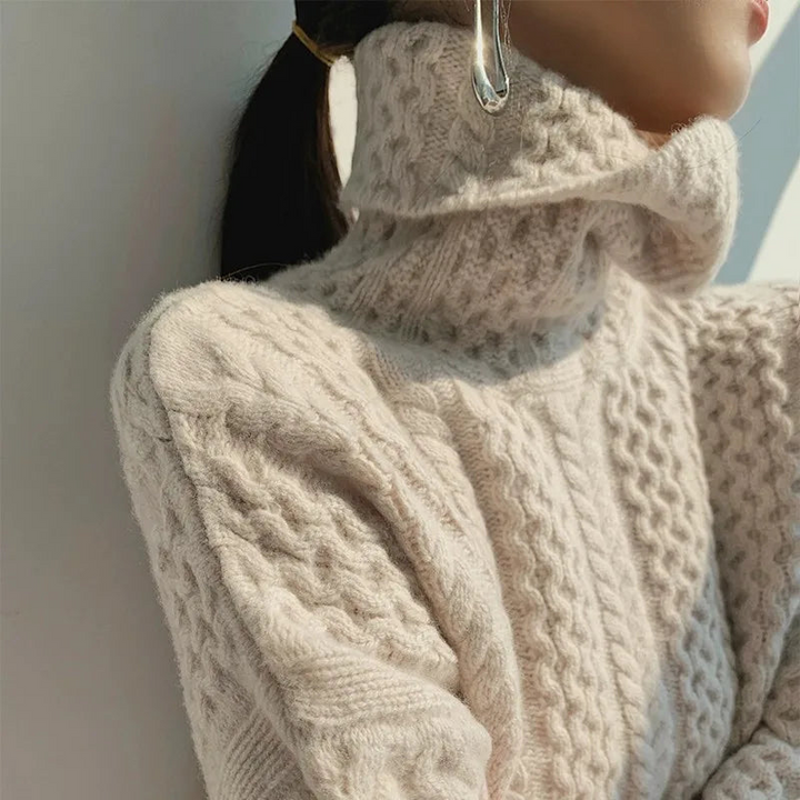 Women's Turtleneck Minimalist Sweater for All Occasions