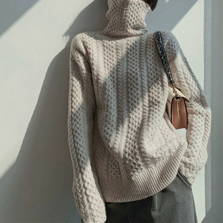 Women's Turtleneck Minimalist Sweater for All Occasions