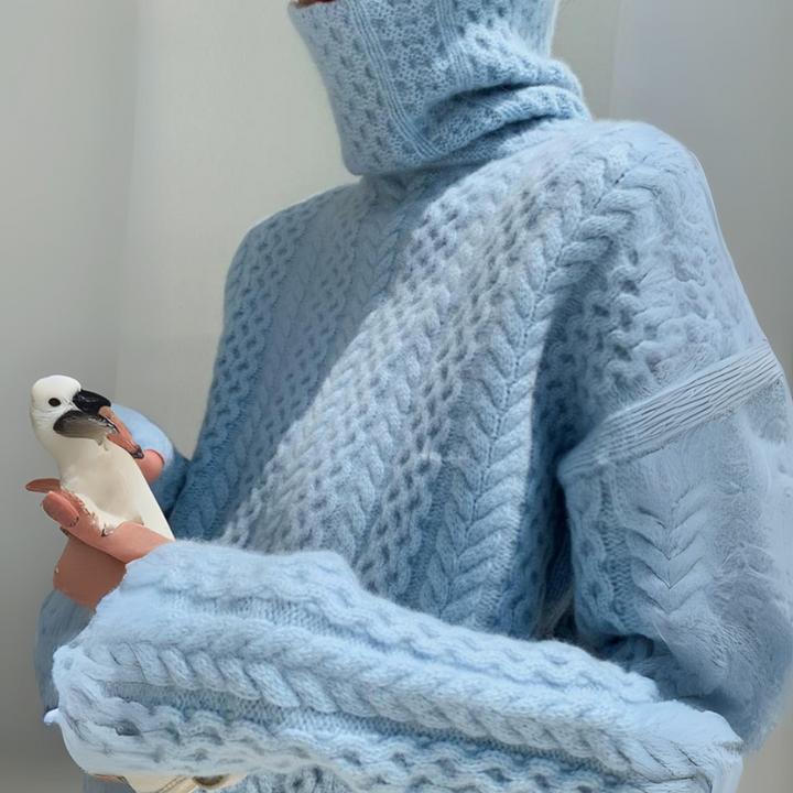 Women's Turtleneck Minimalist Sweater for All Occasions