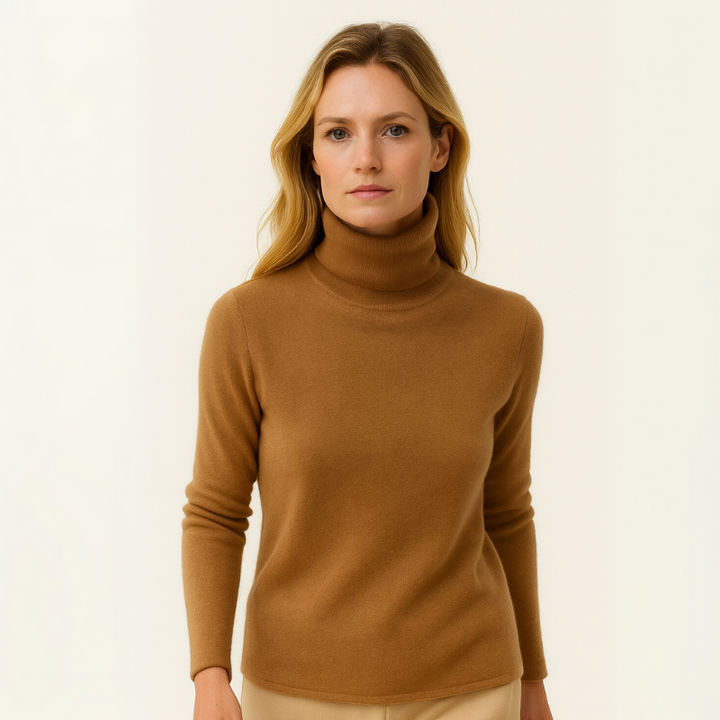 Women's Turtleneck Sweater Cashmere Style