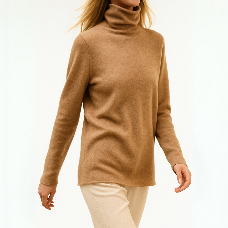 Women's Turtleneck Sweater Cashmere Style