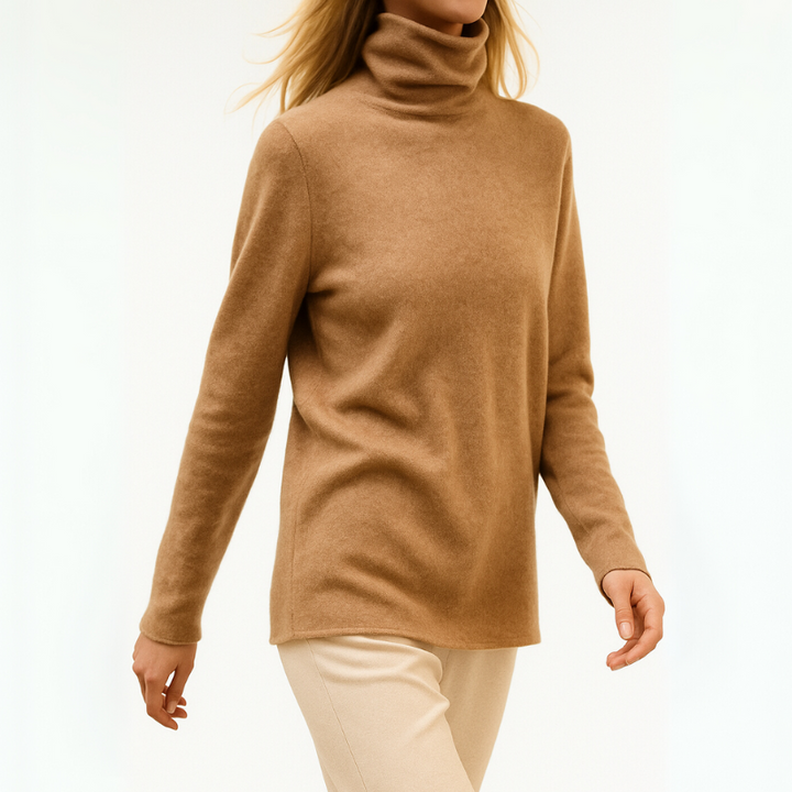 Women's Turtleneck Sweater Cashmere Style