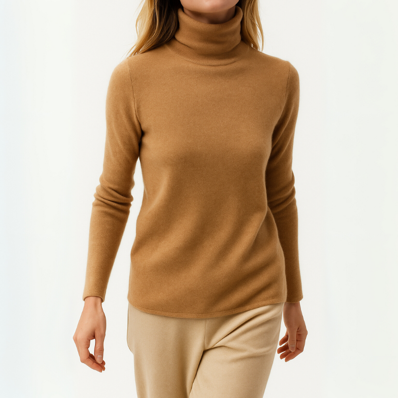 Women's Turtleneck Sweater Cashmere Style