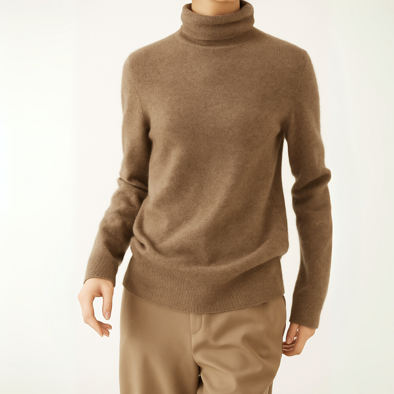 Women's Turtleneck Sweater Cashmere Style