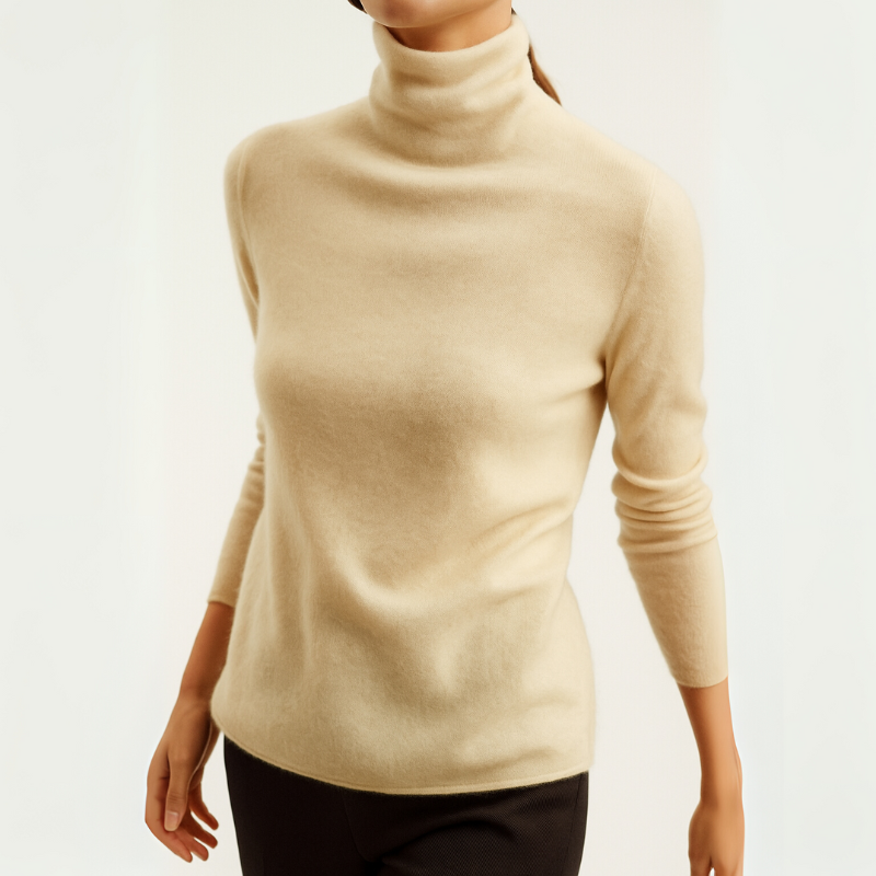 Women's Turtleneck Sweater Cashmere Style