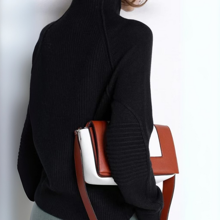 Women's Turtleneck Sweater for Autumn Winter Fashion