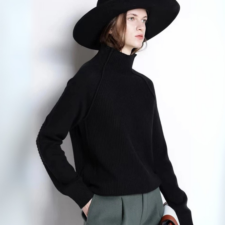 Women's Turtleneck Sweater for Autumn Winter Fashion