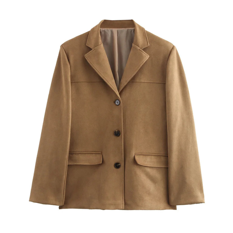 Women's Vintage Suede Jacket – Chic Autumn & Winter Style