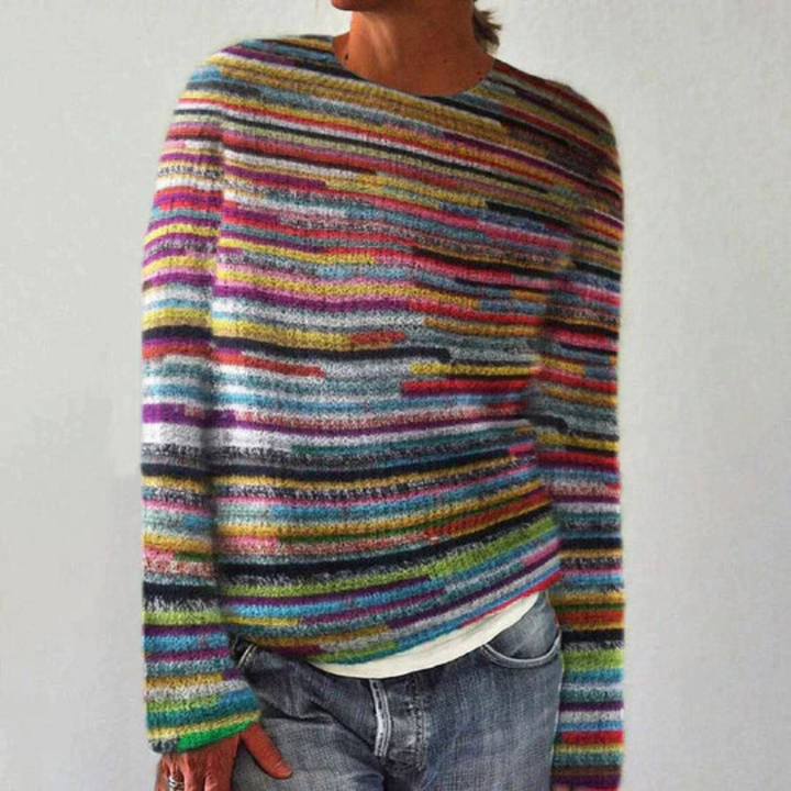 Women's Vintage Winter Sweater – Elegant Knit Design