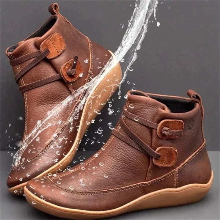 Women's Waterproof Ankle Boots - Stylish Design for All Weather