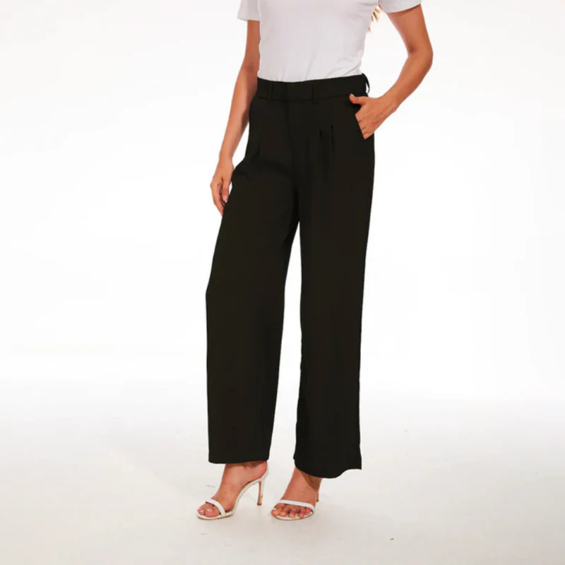 Women's Wide-Leg High-Waist Pants – Chic & Elegant Style