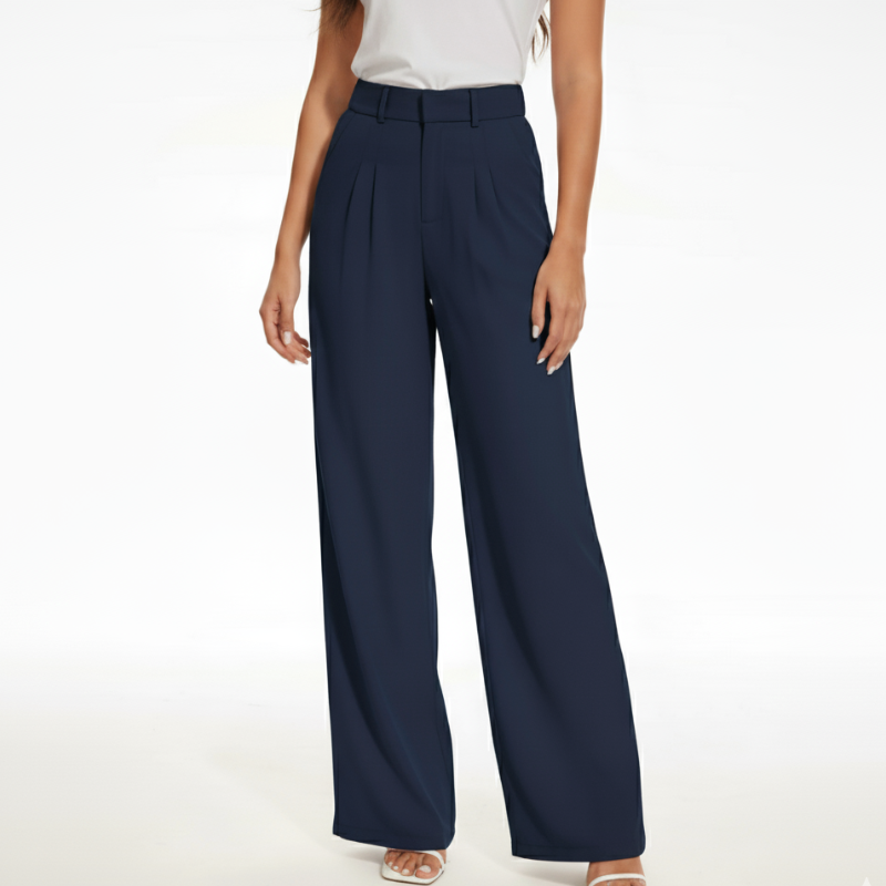 Women's Wide-Leg High-Waist Pants – Chic & Elegant Style