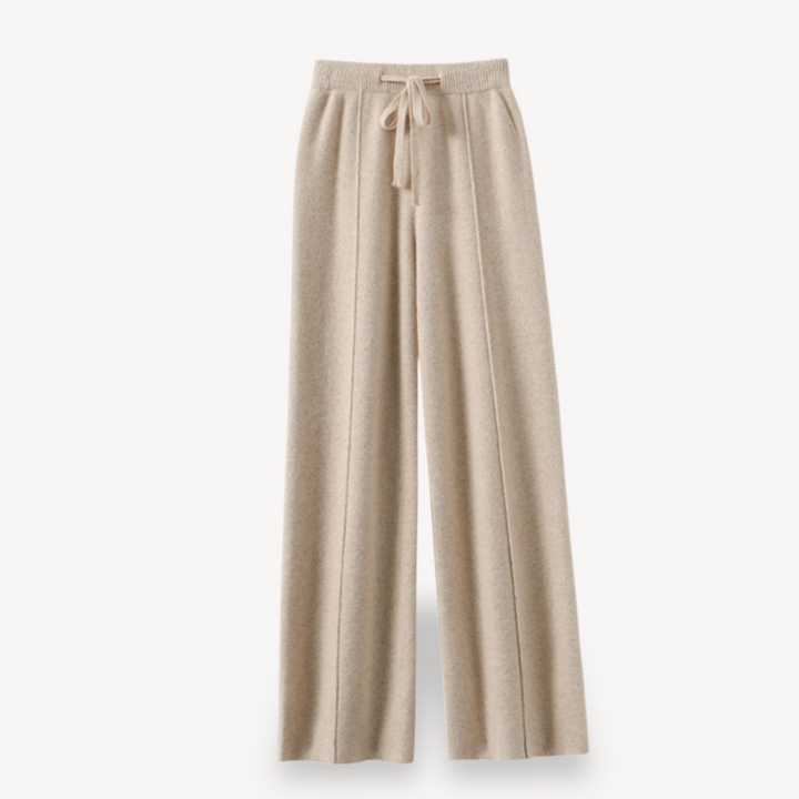 Women's Wide Leg Casual and Stylish Pants with Adjustable Drawstring Waist