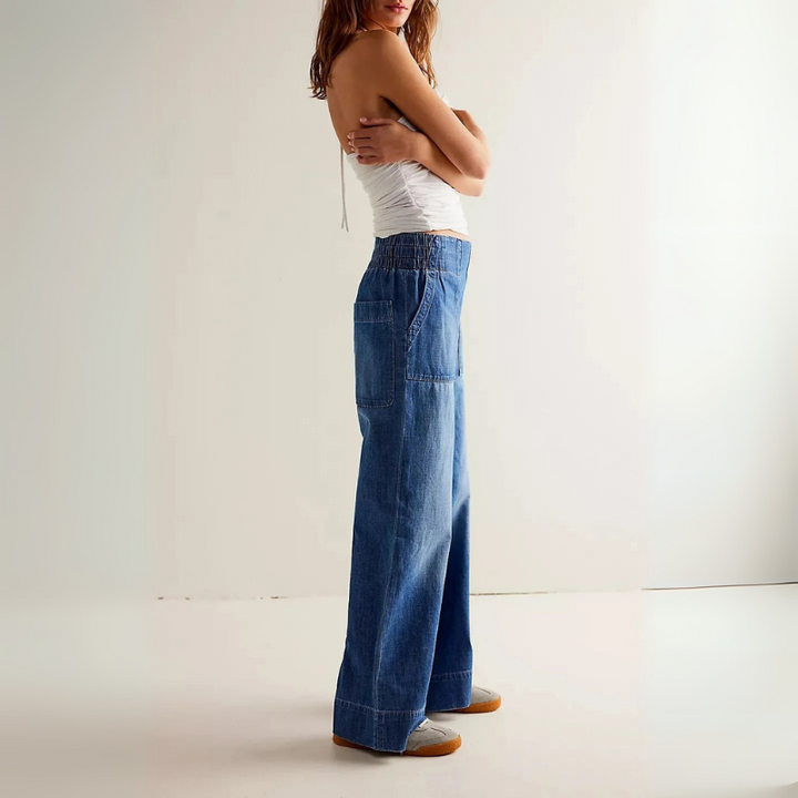 Women's Wide Leg Denim Baggy Jeans for Everyday Style