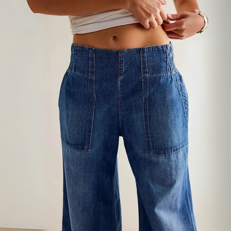 Women's Wide Leg Denim Baggy Jeans for Everyday Style