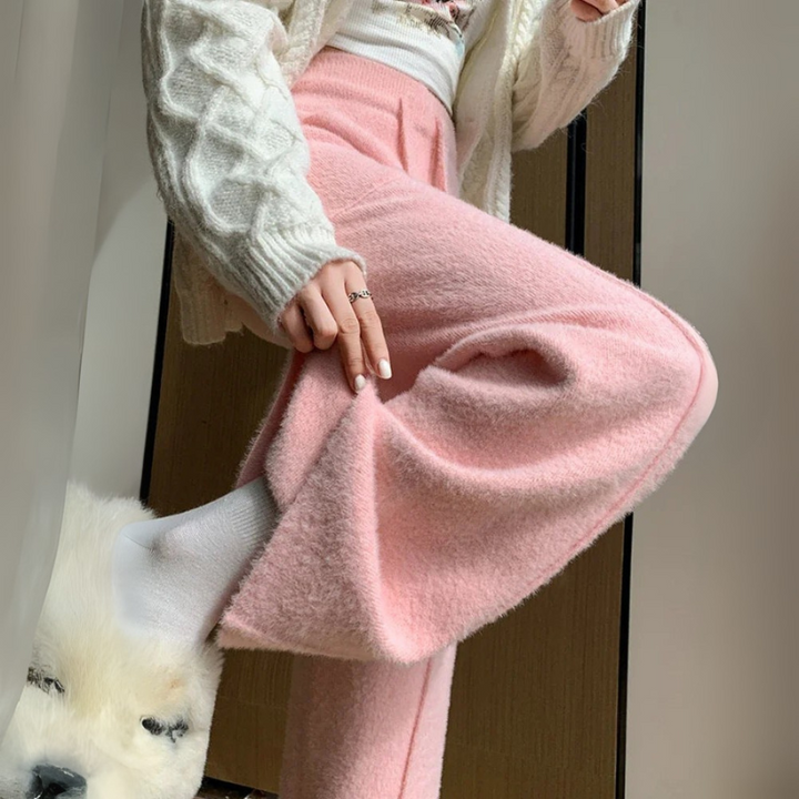 Women's Wide Leg Pants with Adjustable Drawstring