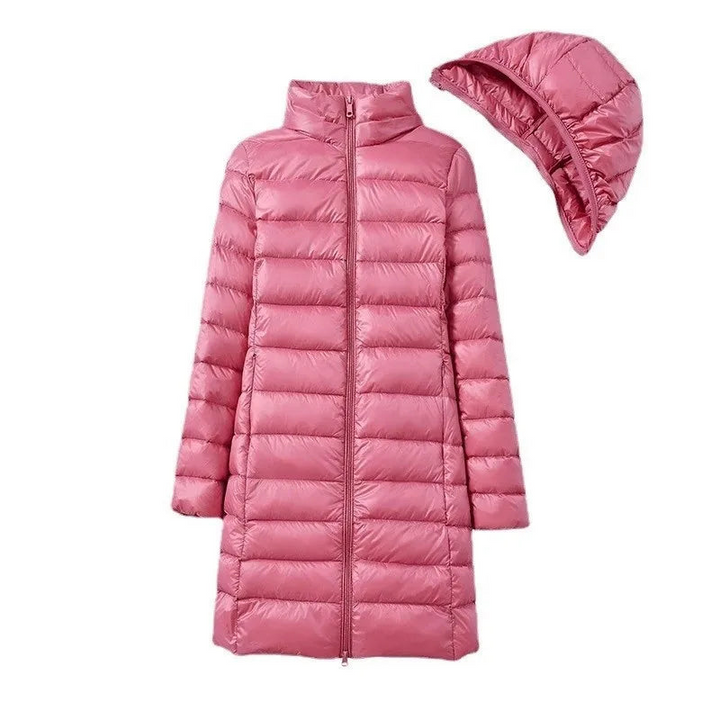 Women's Winter Puffer Jacket Coat with Removable Hood