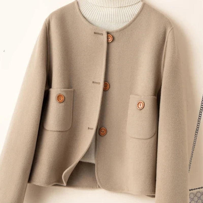 Women’s Wool Coat Retro Inspired Tailored Jacket
