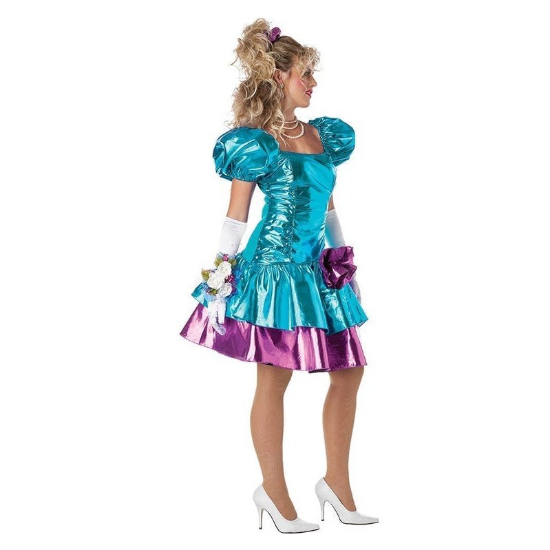 Women's 80s Party Dress Costume for Themed Events 1