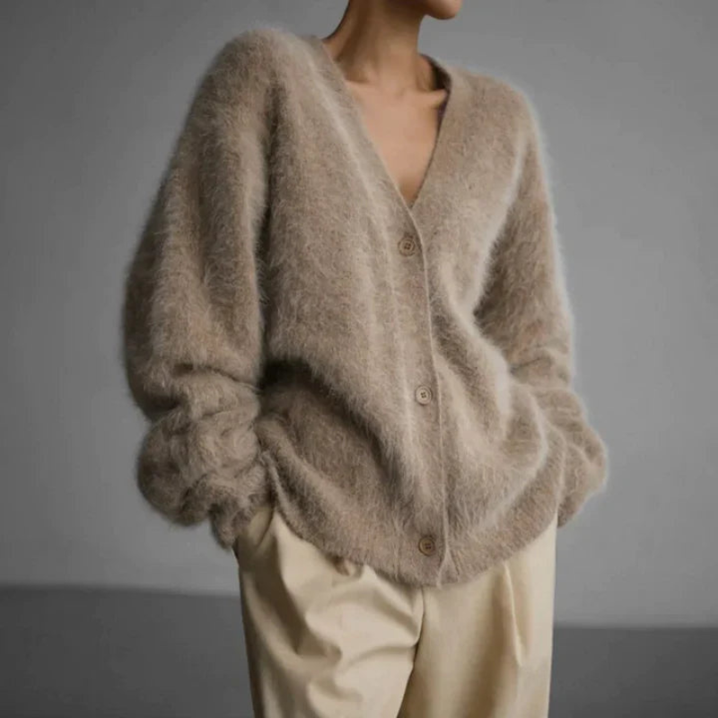 Women's Cardigan Sweater Knit Layering Piece for Relaxed Style 1