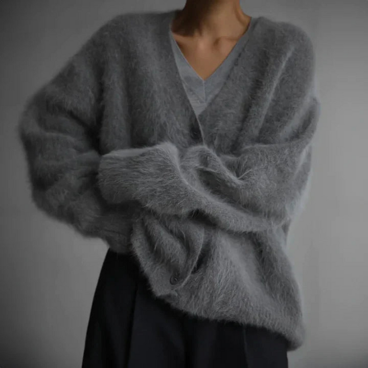Women's Cardigan Sweater Knit Layering Piece for Relaxed Style 2