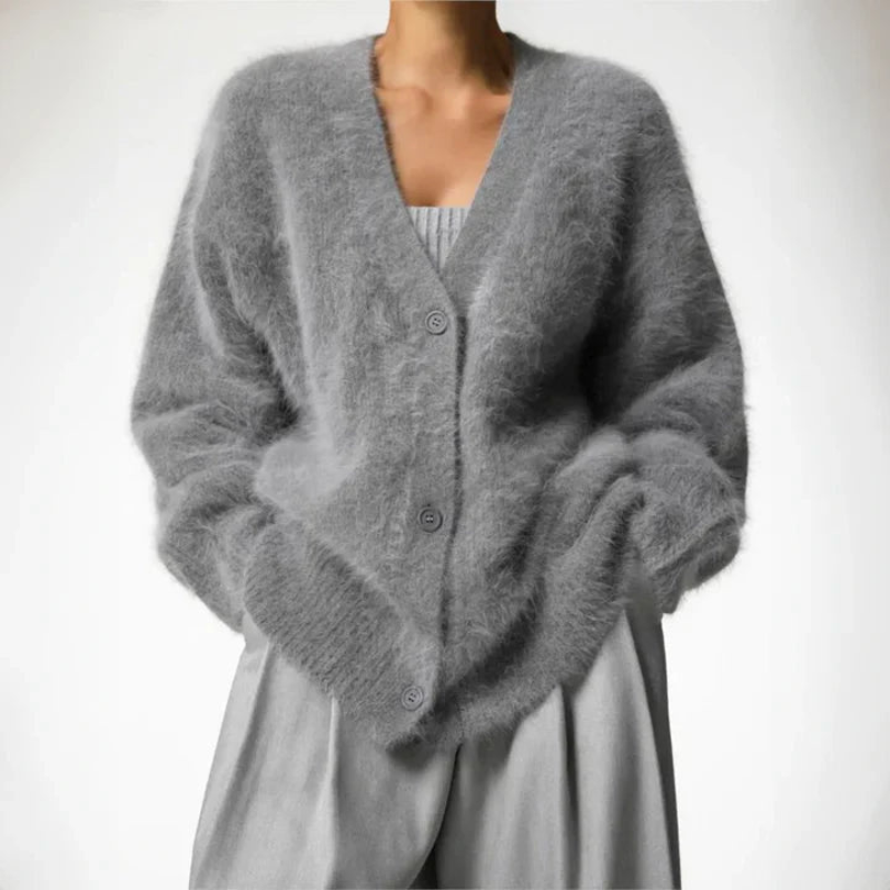 Women's Cardigan Sweater Knit Layering Piece for Relaxed Style 3
