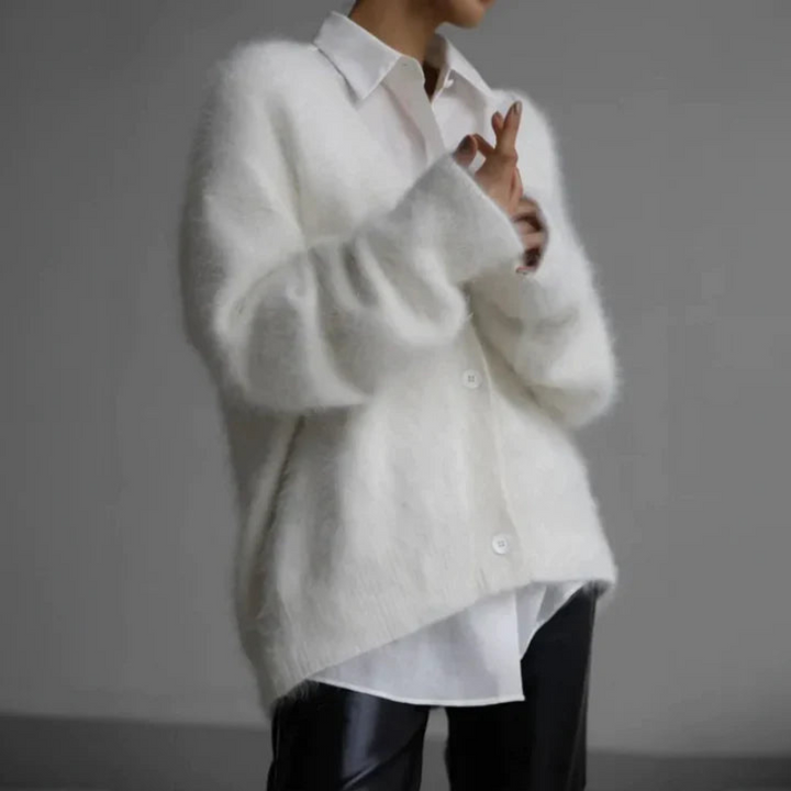 Women's Cardigan Sweater Knit Layering Piece for Relaxed Style 7