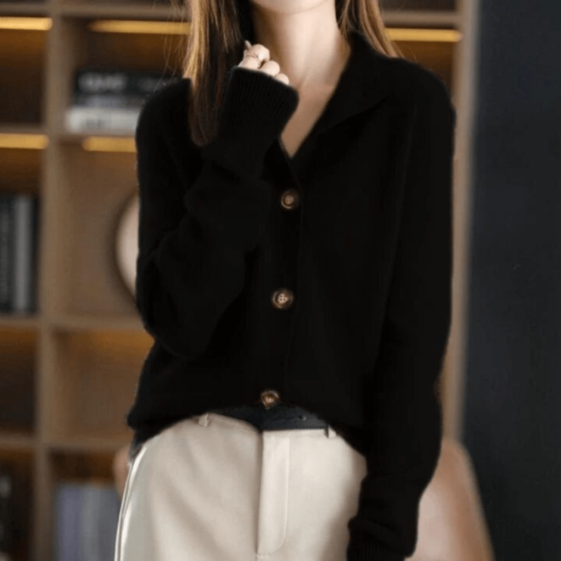 Women's Cashmere Cardigan Sweater for Stylish Layering 1