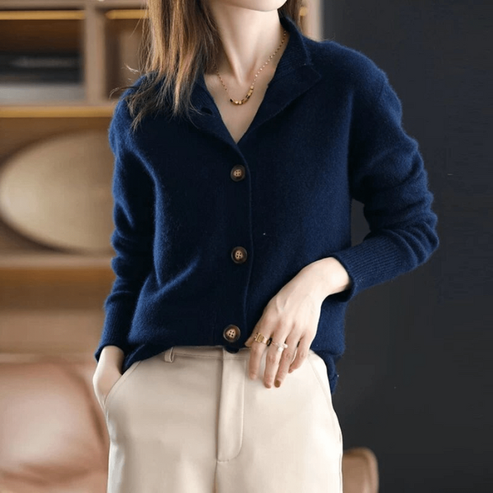 Women's Cashmere Cardigan Sweater for Stylish Layering 2