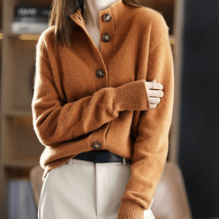Women's Cashmere Cardigan Sweater for Stylish Layering 4