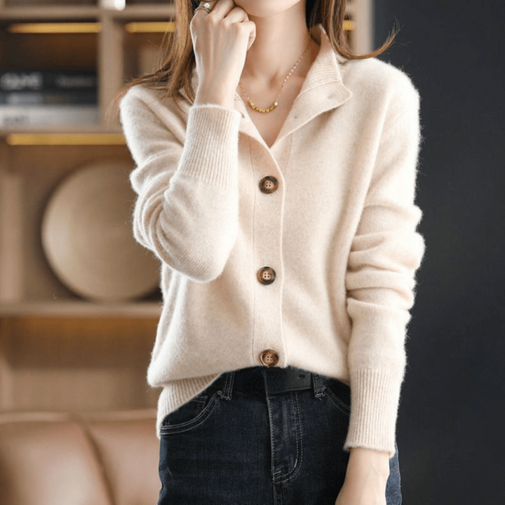 Women's Cashmere Cardigan Sweater for Stylish Layering 6