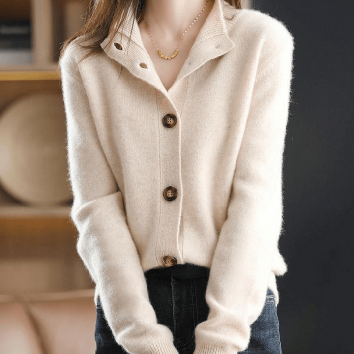 Women's Cashmere Cardigan Sweater for Stylish Layering 7