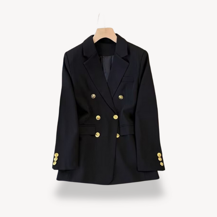 Women's Double-Breasted Blazer - Elegance and Versatile Styling 1