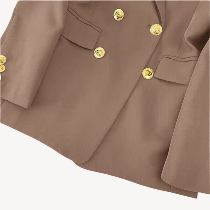 Women's Double-Breasted Blazer - Elegance and Versatile Styling 5